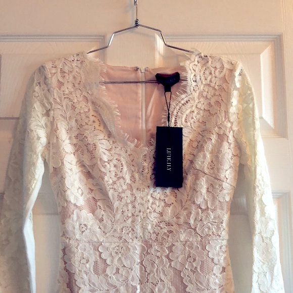 LURELLY VELA LACE TULLE DRESS - Picture 4 of 14